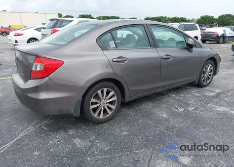 2012 Honda Civic Ex-L from USA, damaged, VIN 19XFB2F91CE026981